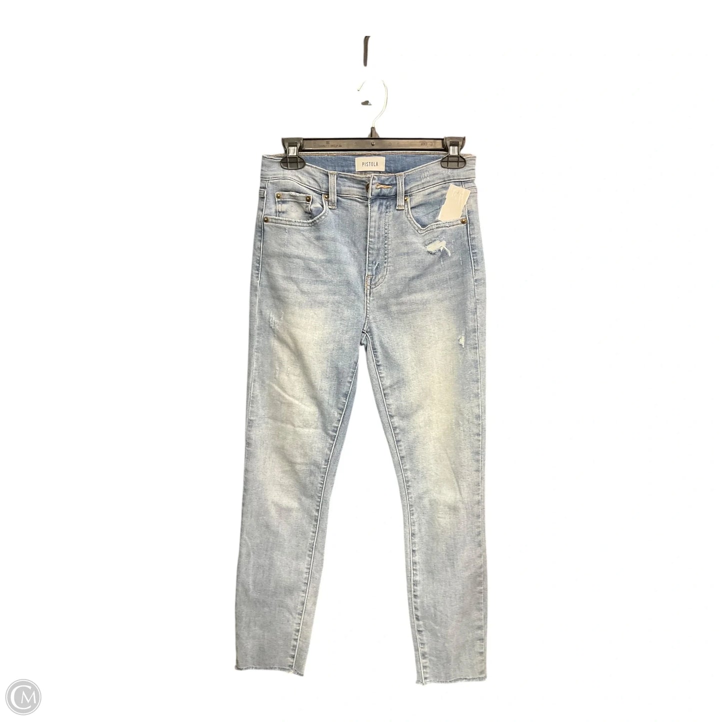 Jeans Skinny By Pistola In Blue Denim, Size: 4