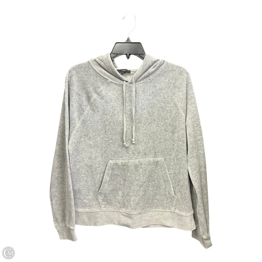 Sweatshirt Hoodie By J. Crew In Grey, Size: S