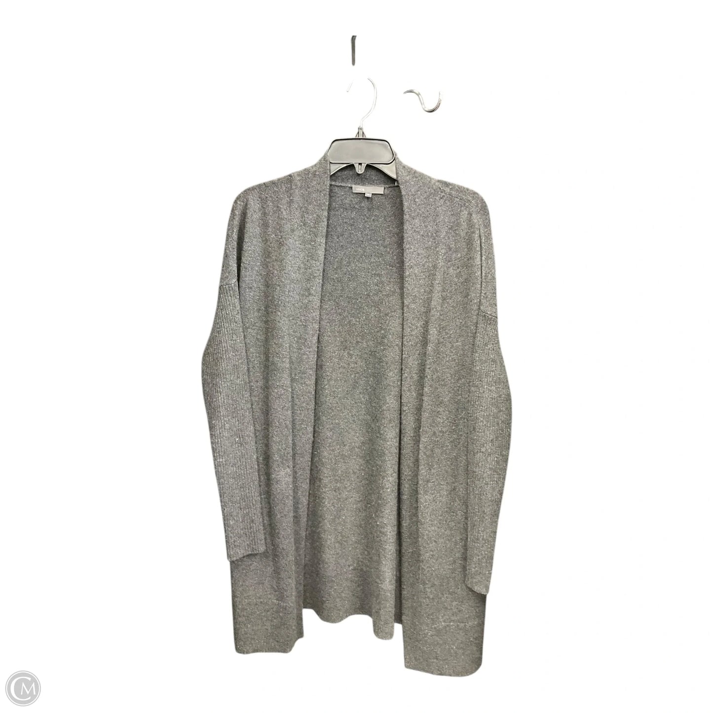 Sweater Cardigan Cashmere By Vince In Grey, Size: Xs