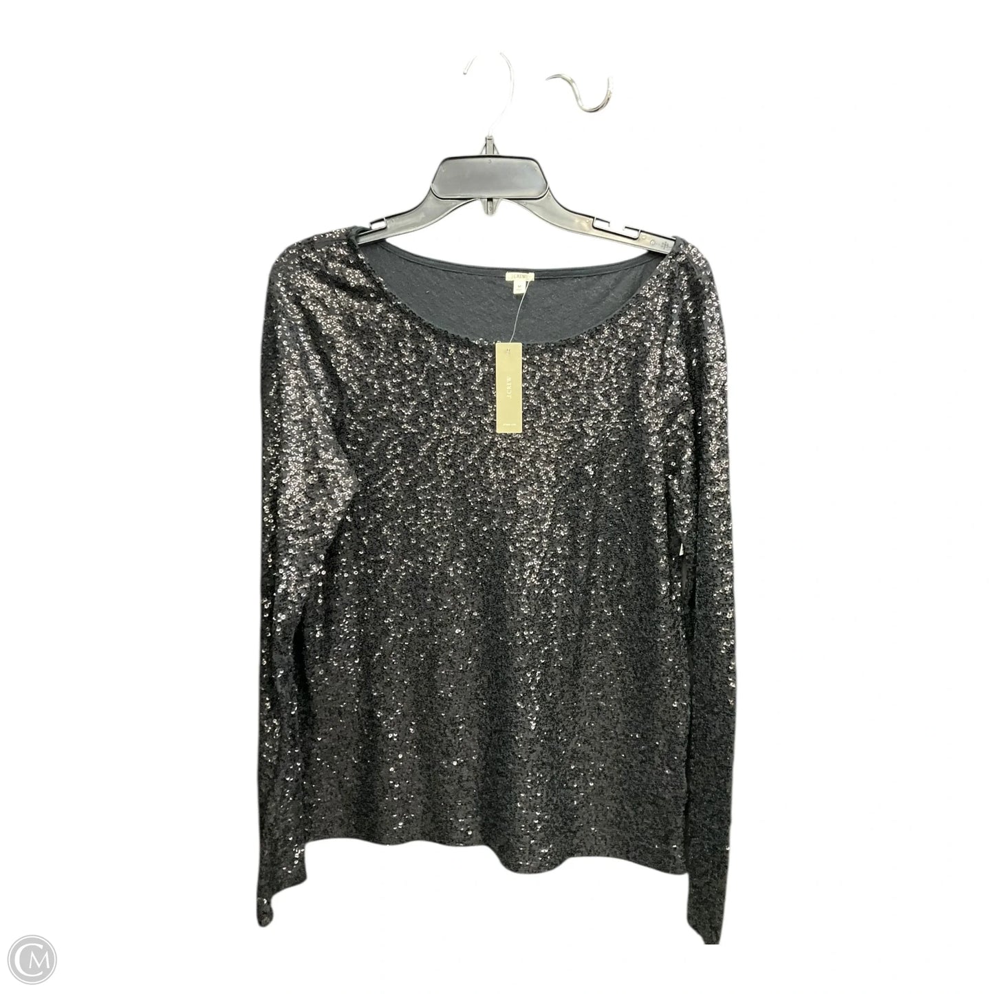 Top Long Sleeve By J. Crew In Black, Size: M