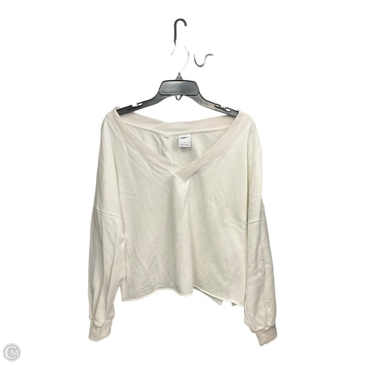 Athletic Jacket By Mta Sport In Cream, Size: L