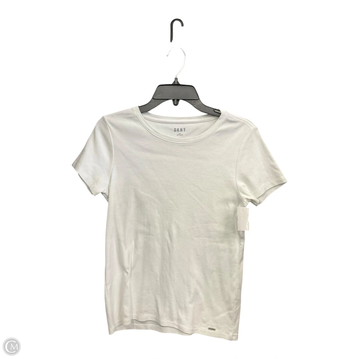 Top Short Sleeve Basic By Dkny In White, Size: M