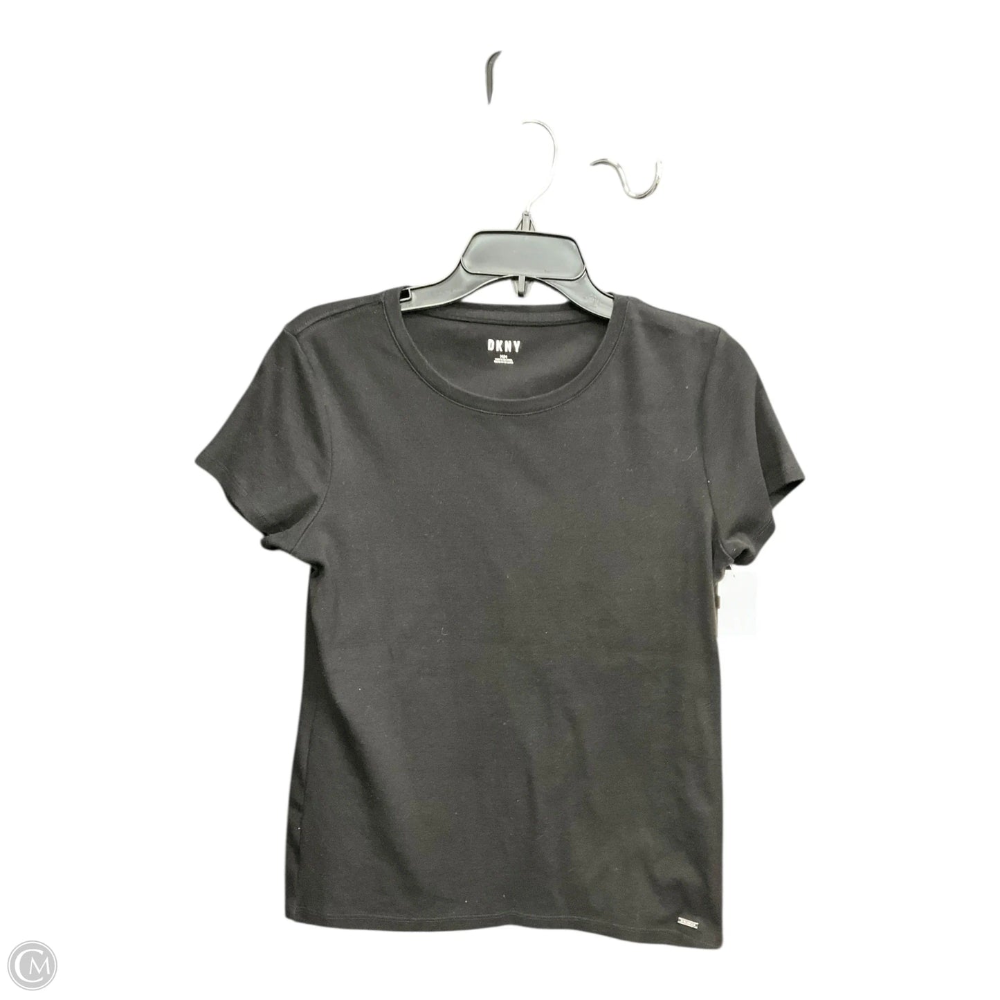Top Short Sleeve Basic By Dkny In Black, Size: M