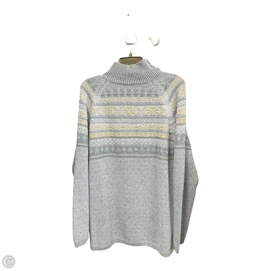 Sweater By Croft And Barrow In Blue, Size: L