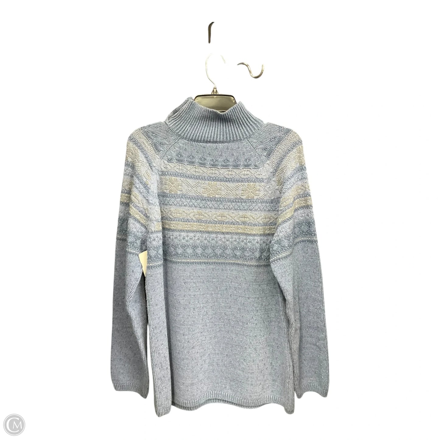 Sweater By Croft And Barrow In Blue, Size: L