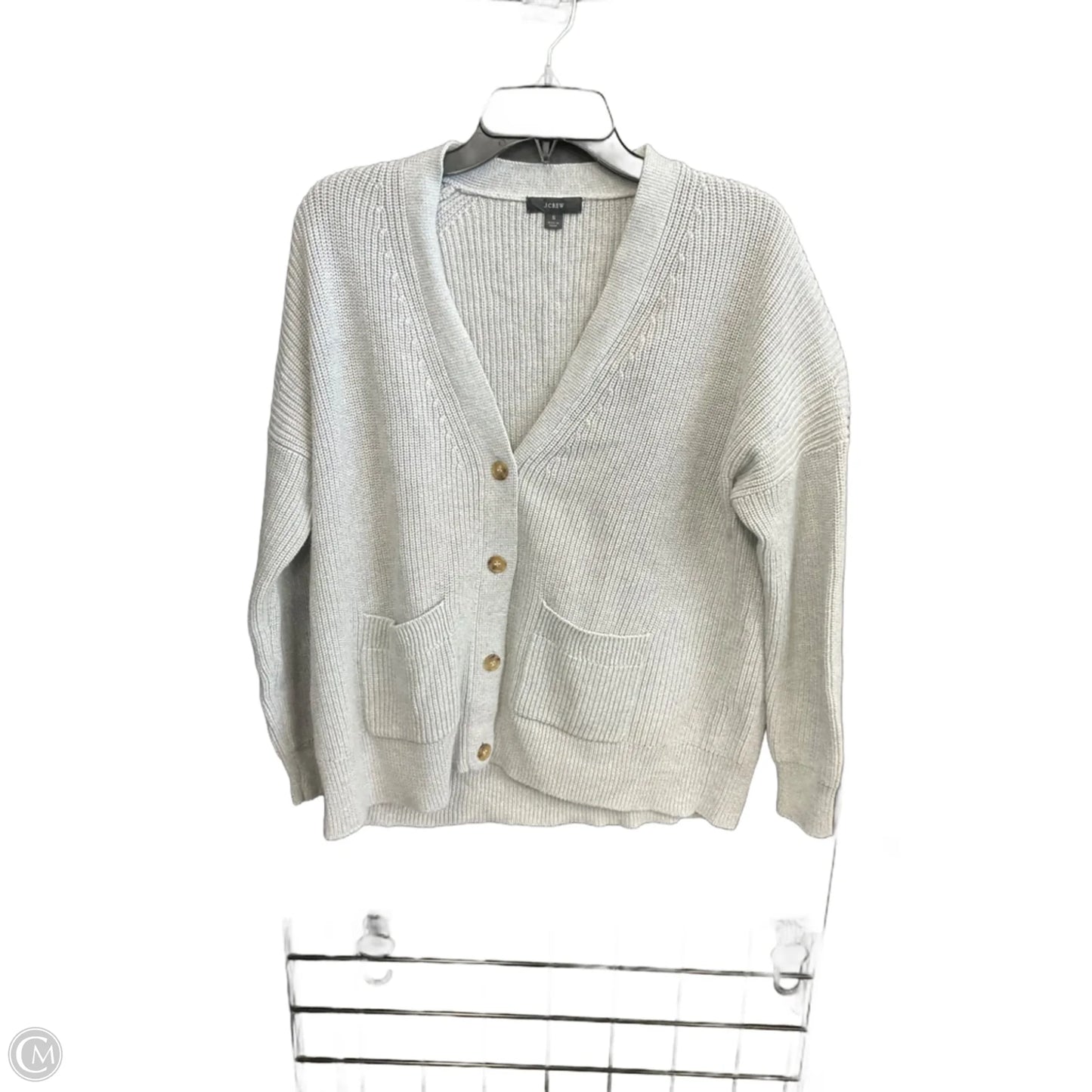 Sweater Cardigan By J. Crew In Green, Size: S