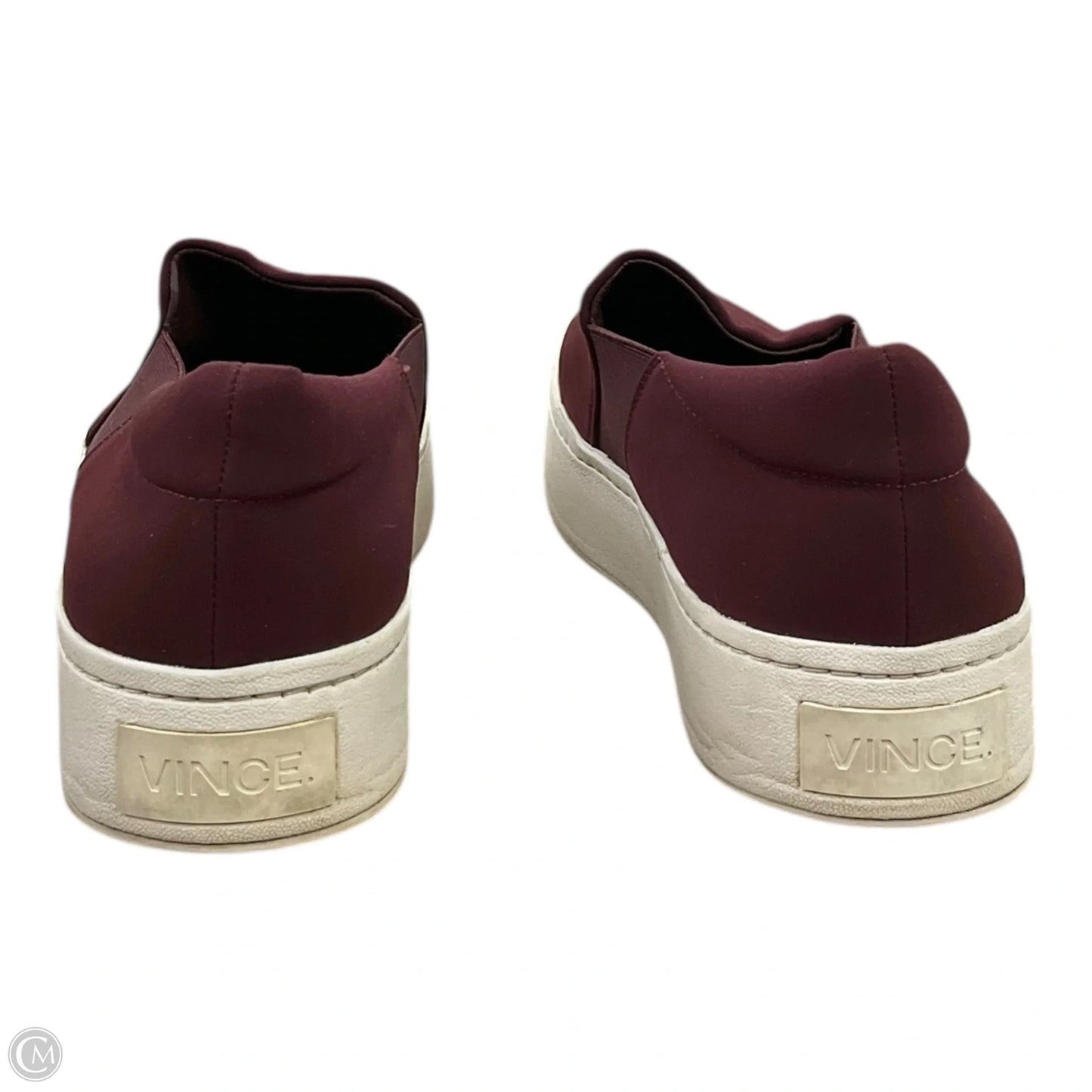 Shoes Flats By Vince In Maroon, Size: 8.5