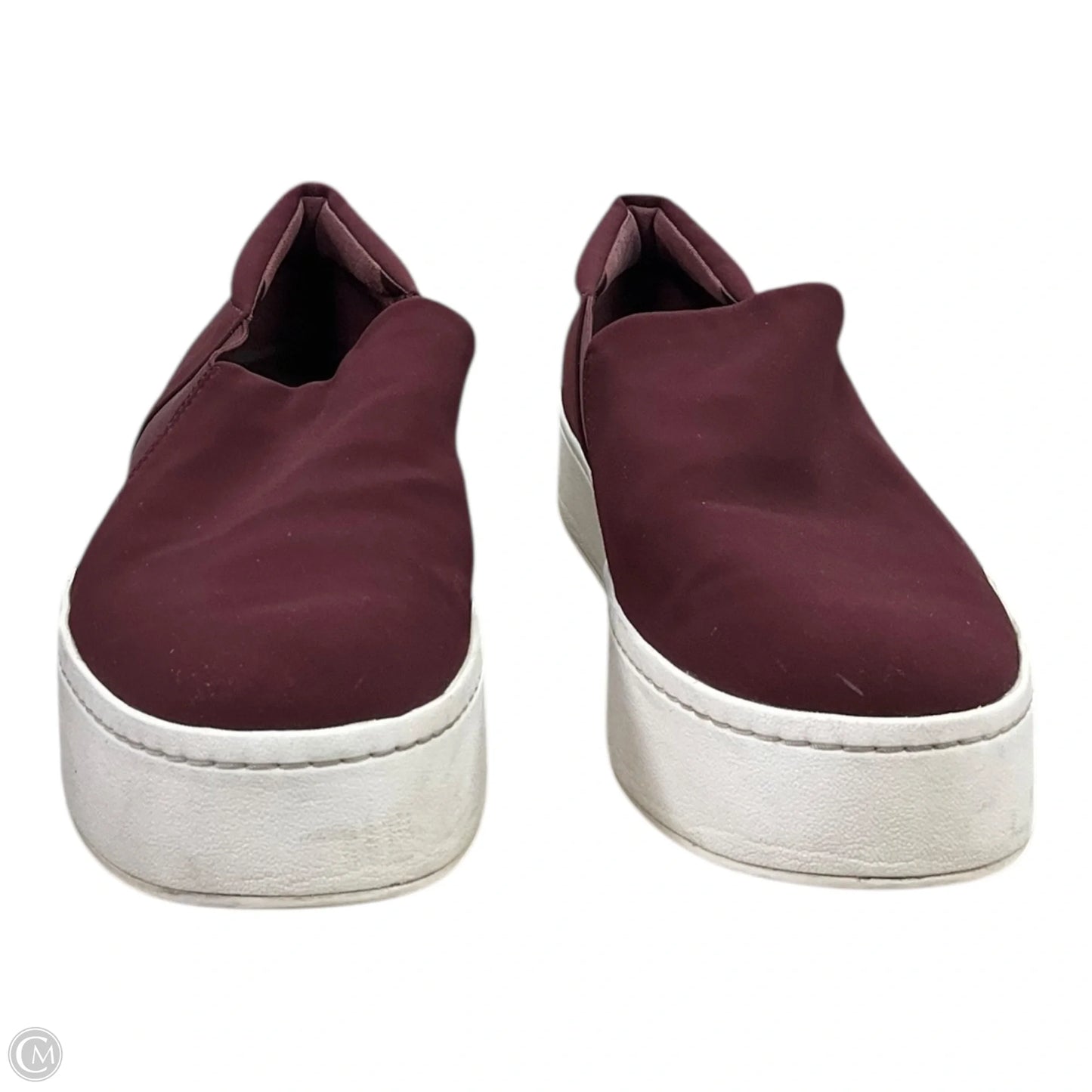 Shoes Flats By Vince In Maroon, Size: 8.5