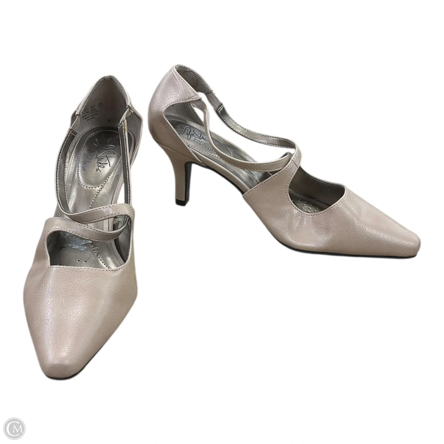 Shoes Heels Kitten By Life Stride In Tan, Size: 8.5