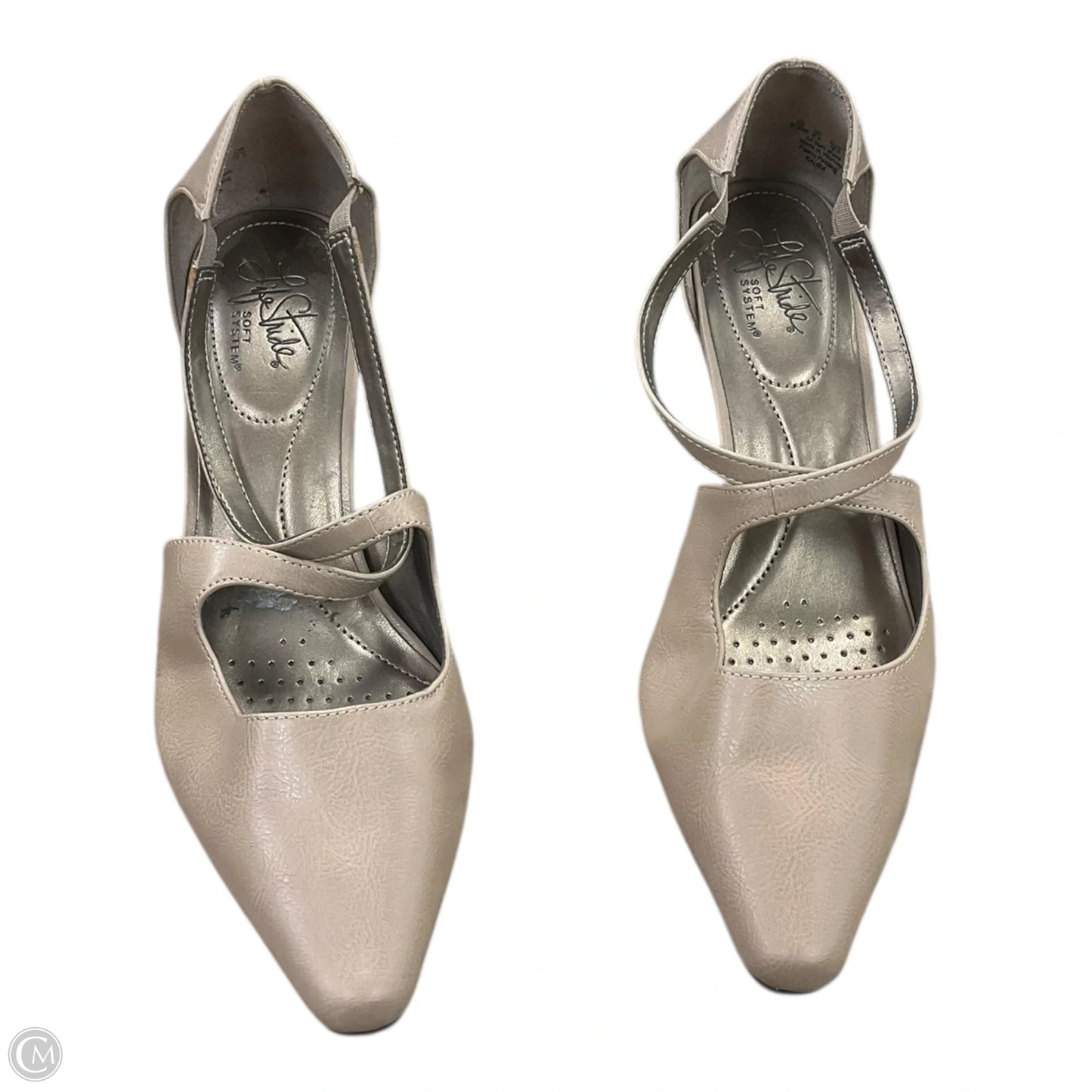 Shoes Heels Kitten By Life Stride In Tan, Size: 8.5