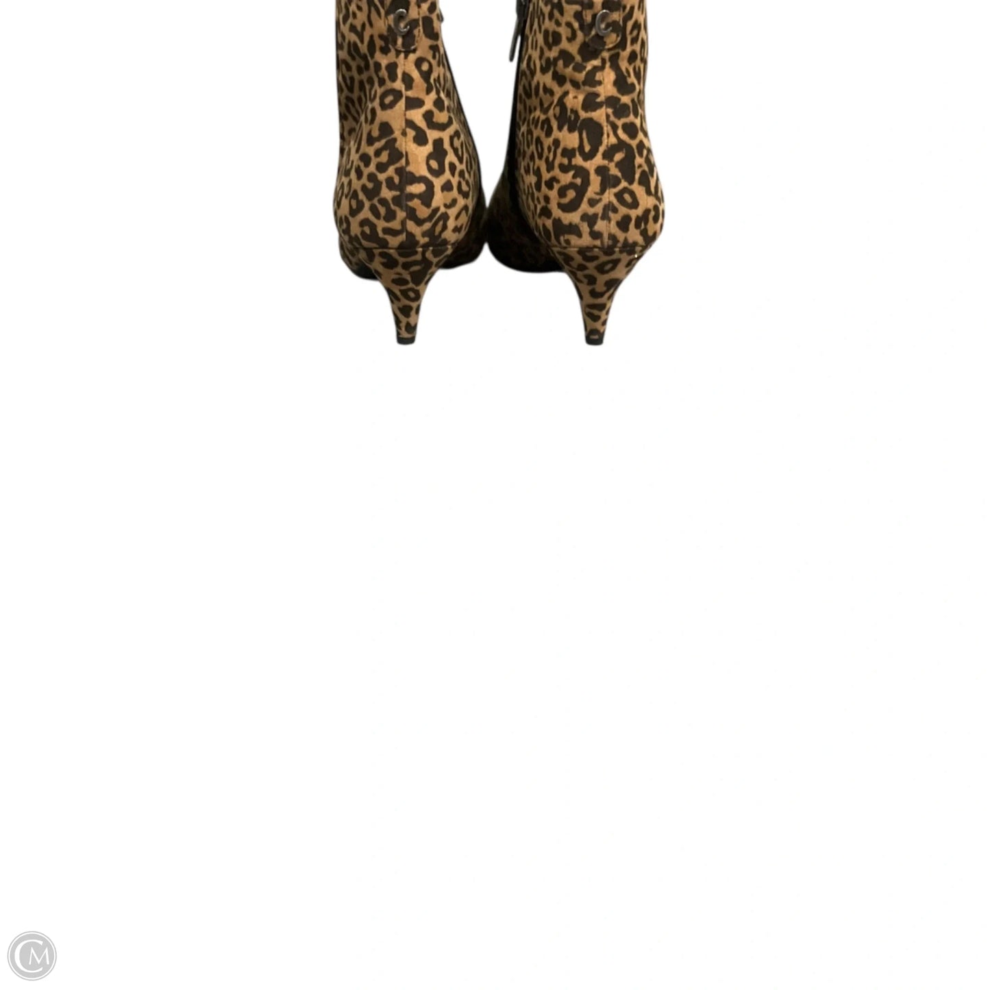 Boots Ankle Heels By Sam Edelman In Animal Print, Size: 9.5