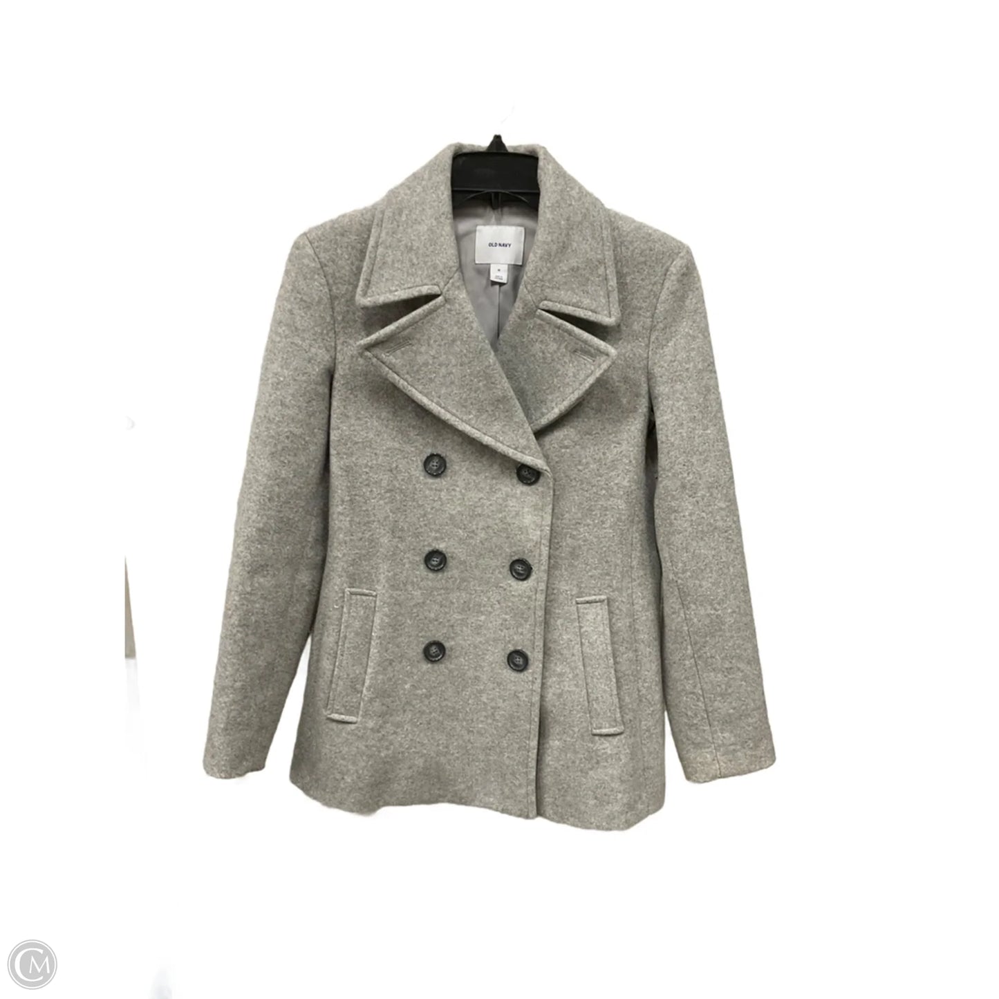 Coat Peacoat By Old Navy In Grey, Size: M