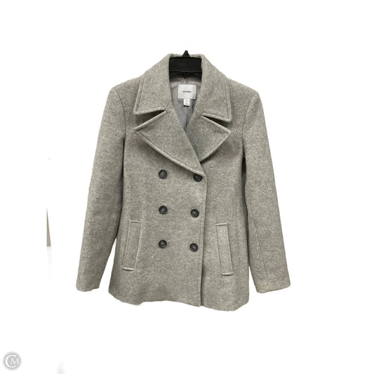 Coat Peacoat By Old Navy In Grey, Size: M