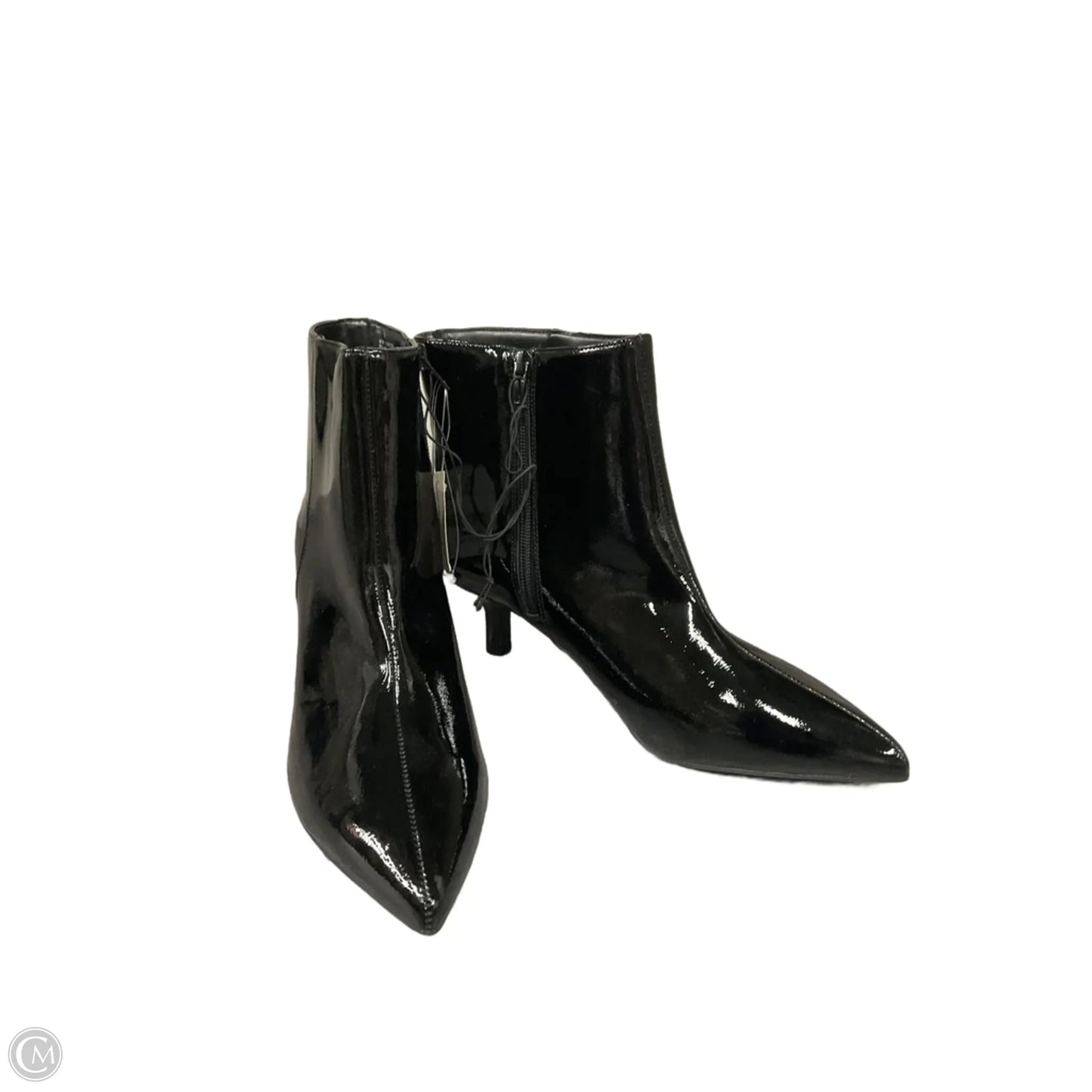 Boots Ankle Heels By Worthington In Black, Size: 9.5