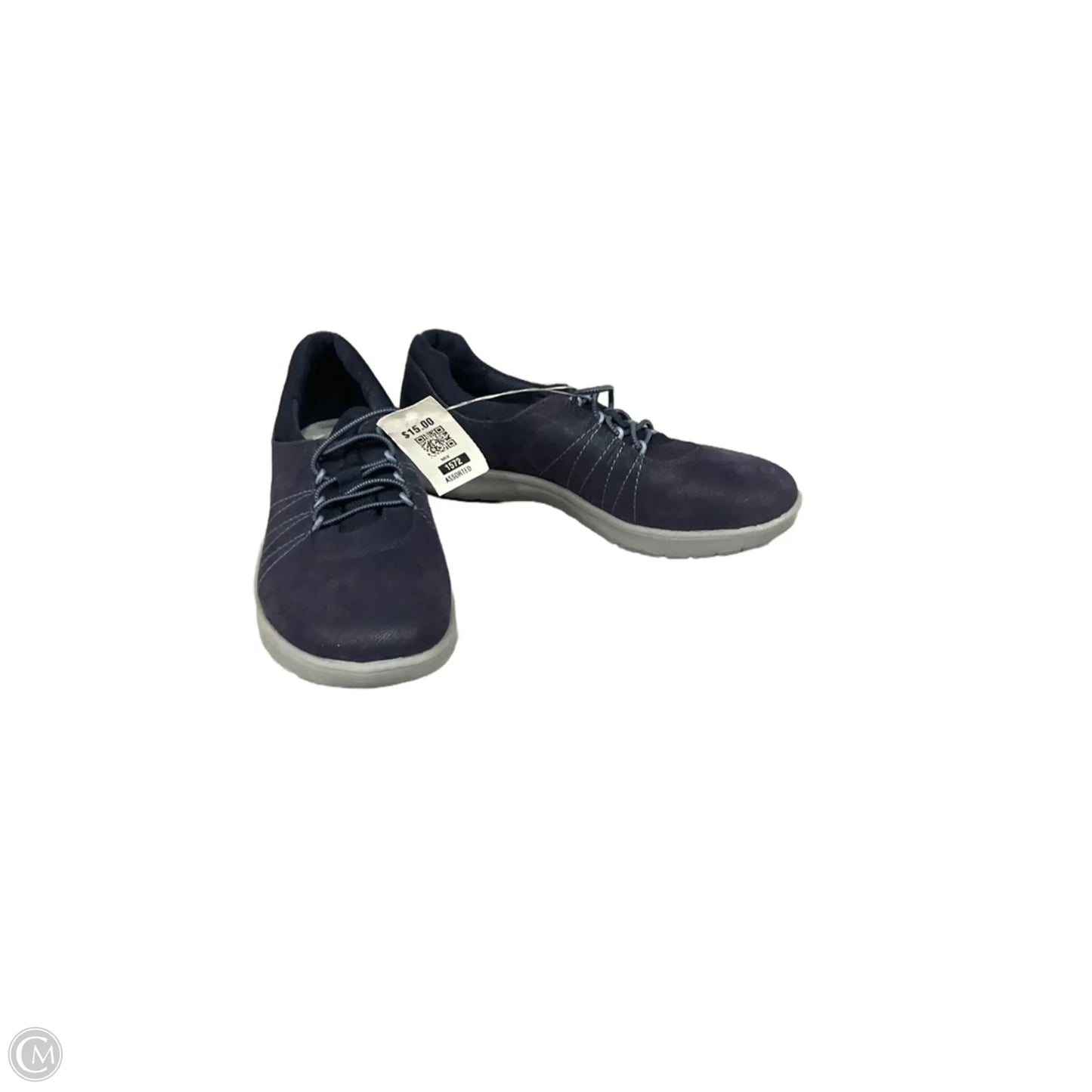 Shoes Flats By Clarks In Blue, Size: 6