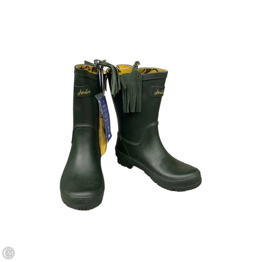 Boots Rain By Joules In Green, Size: 7