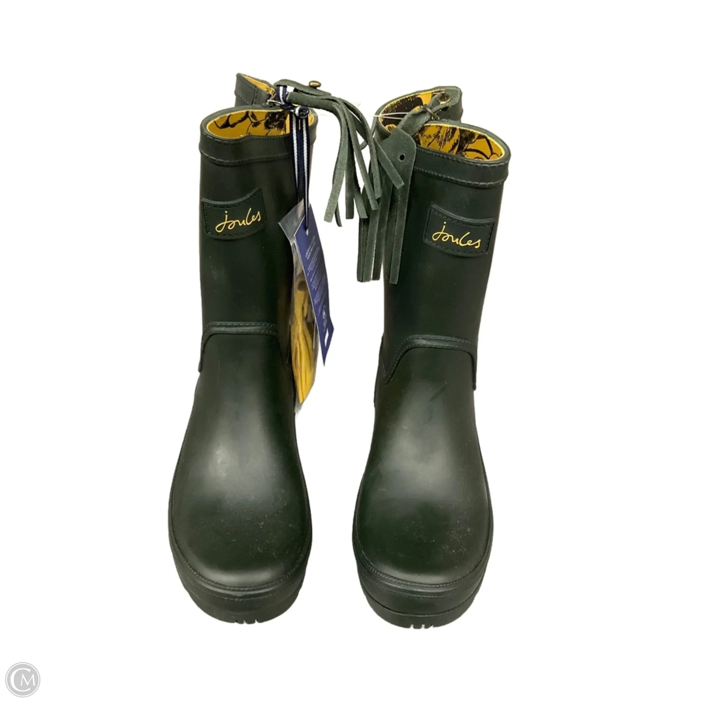 Boots Rain By Joules In Green, Size: 7