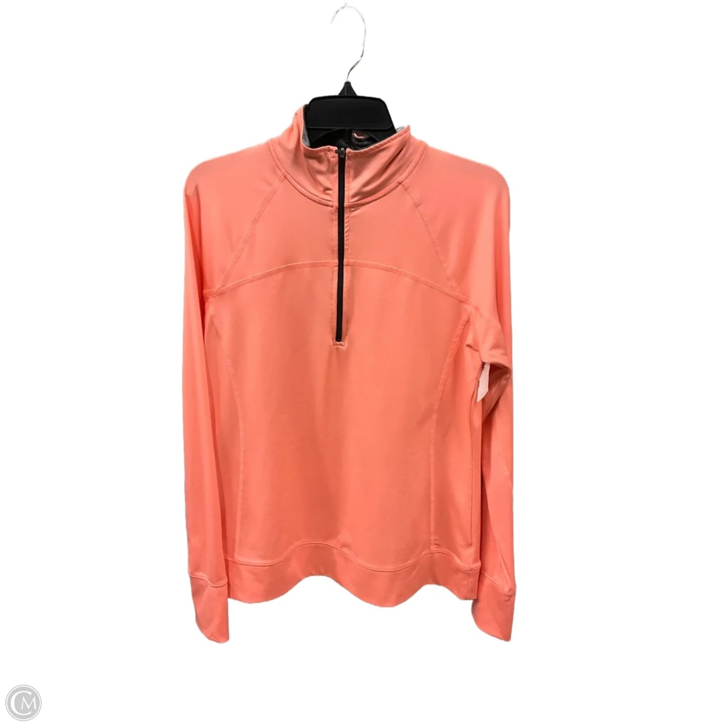 Athletic Sweatshirt Collar By Tek Gear In Pink, Size: L