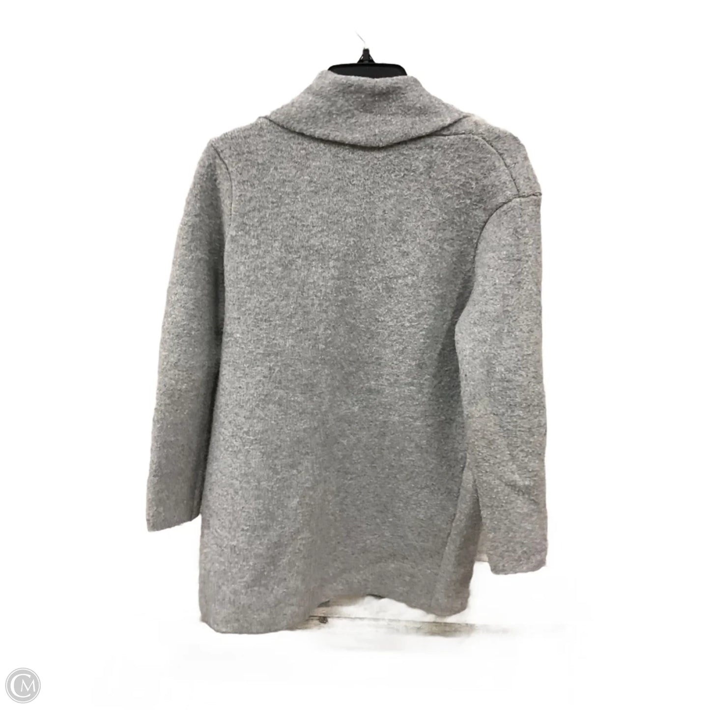 Coat Peacoat By Clothes Mentor In Grey, Size: S