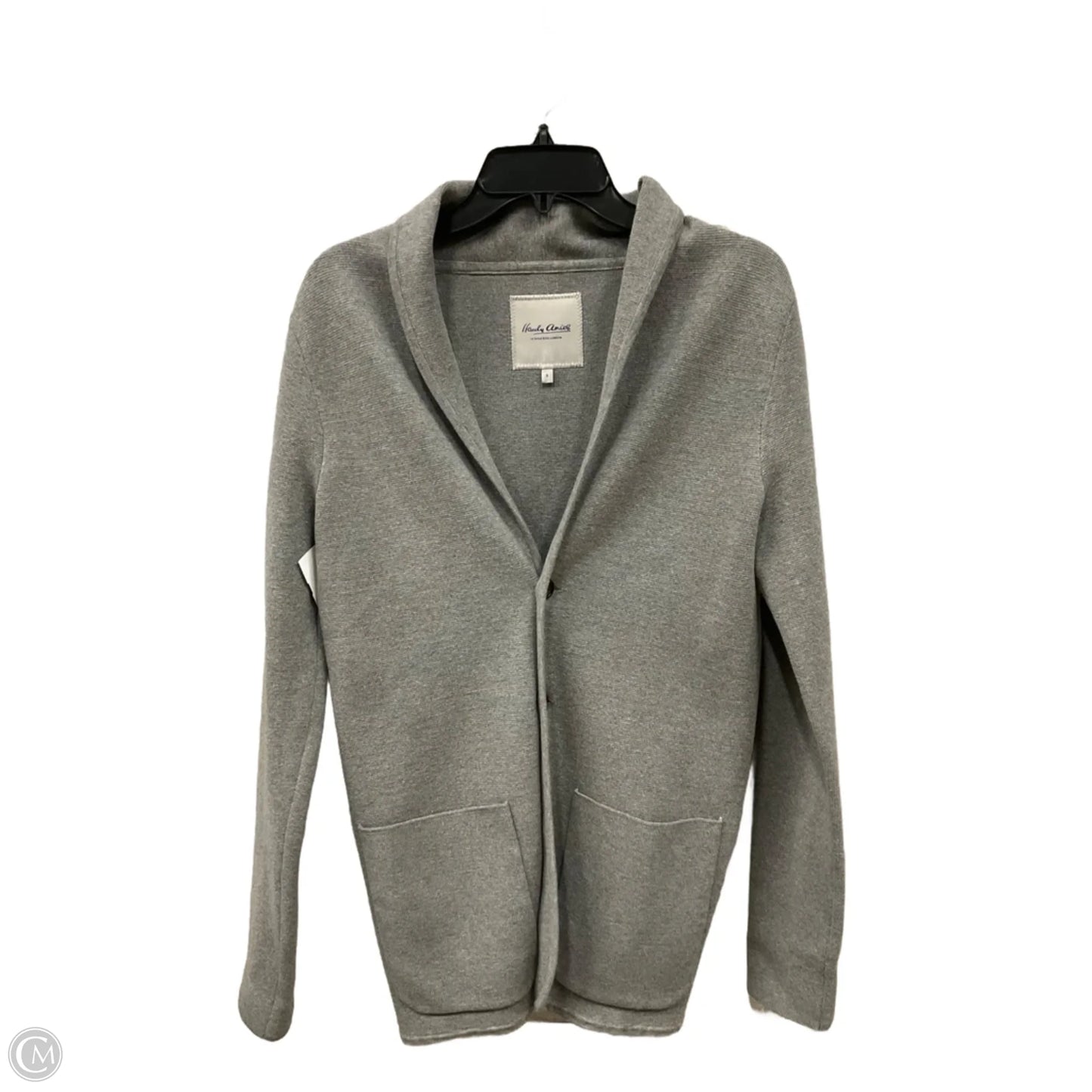 Blazer By Clothes Mentor In Grey, Size: S