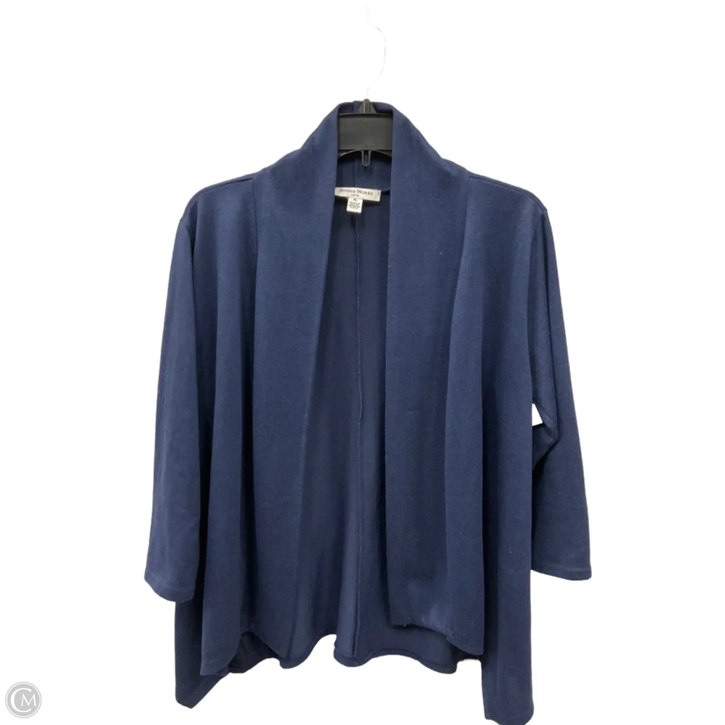Cardigan By Studio Works In Blue, Size: Lp
