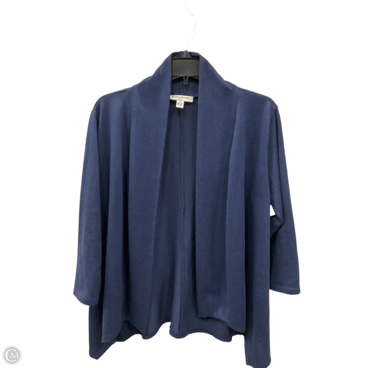 Cardigan By Studio Works In Blue, Size: Lp