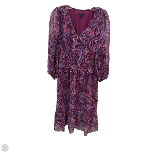 Dress Casual Maxi By Talbots In Purple, Size: L
