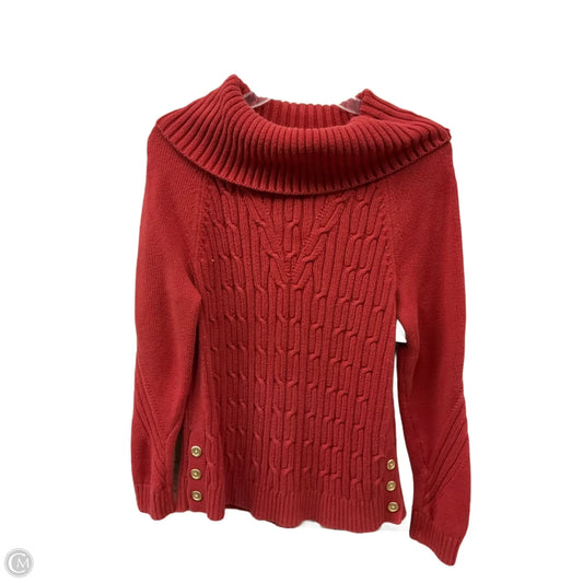 Sweater By Talbots In Red, Size: M