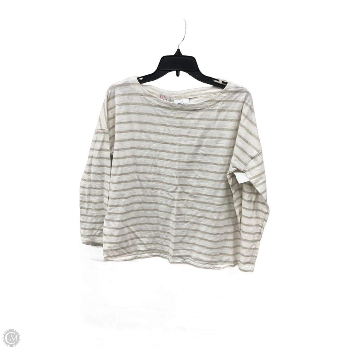 Top Long Sleeve Basic By J. Jill In Striped Pattern, Size: S