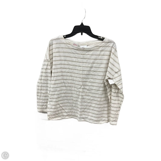 Top Long Sleeve Basic By J. Jill In Striped Pattern, Size: S