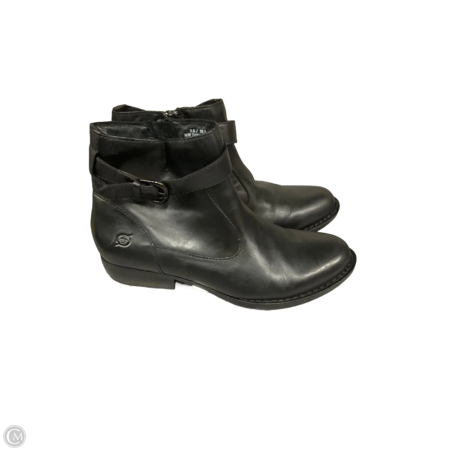 Boots Ankle Heels By Born In Black, Size: 7.5