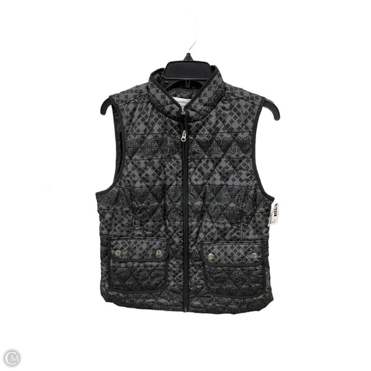 Vest Puffer & Quilted By Croft And Barrow In Grey, Size: Mp