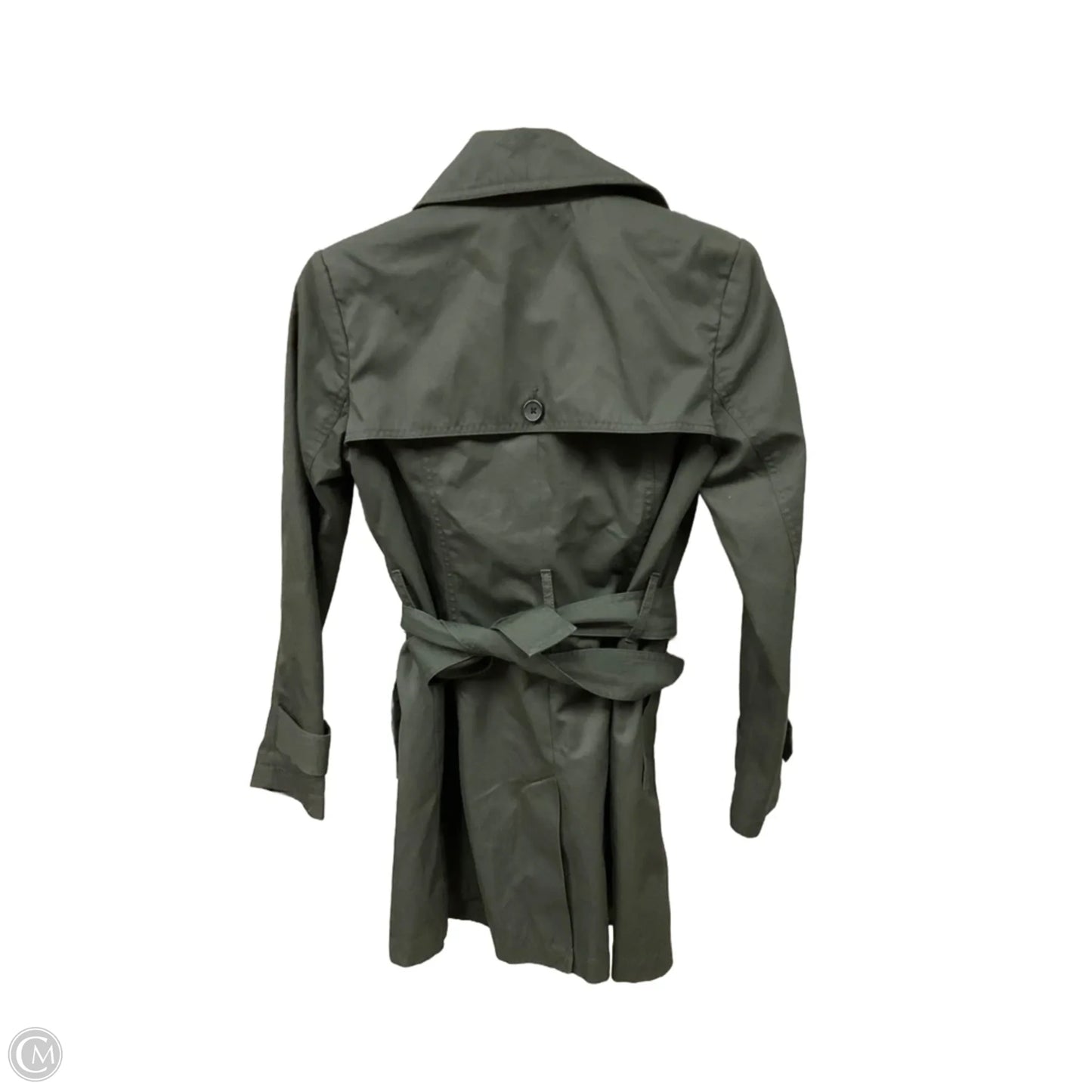Coat Peacoat By Banana Republic In Green, Size: Xs