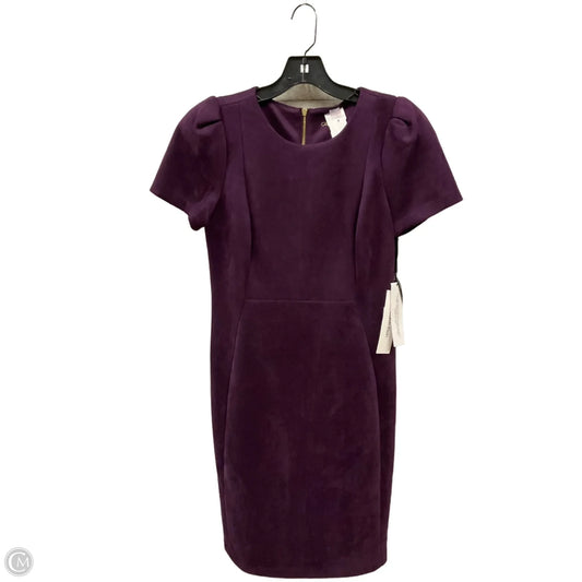Dress Work By Calvin Klein In Purple, Size: M