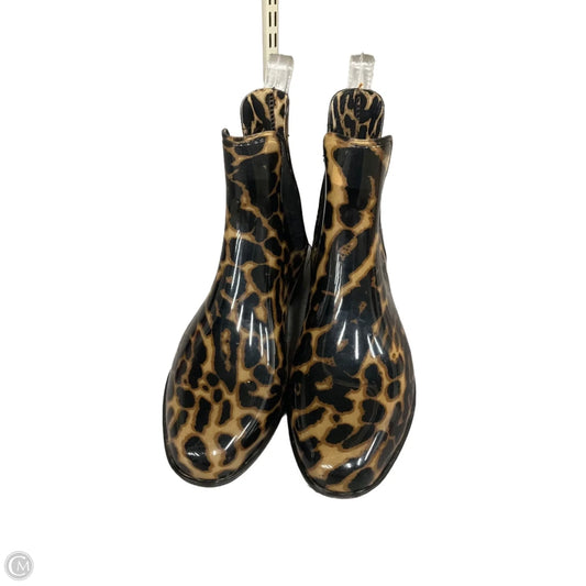 Boots Ankle Flats By Lauren By Ralph Lauren In Animal Print, Size: 8