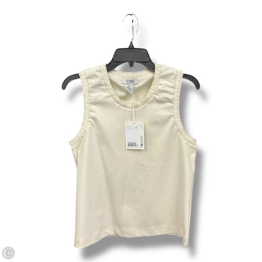 Top Sleeveless By Cos In Tan, Size: S