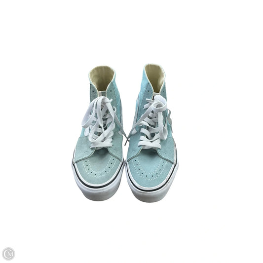 Shoes Sneakers By Vans In Blue & White, Size: 7.5