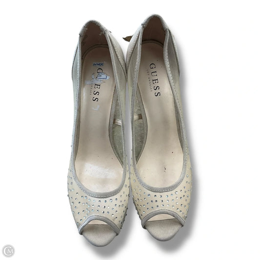 Shoes Heels Stiletto By Guess In Beige, Size: 11