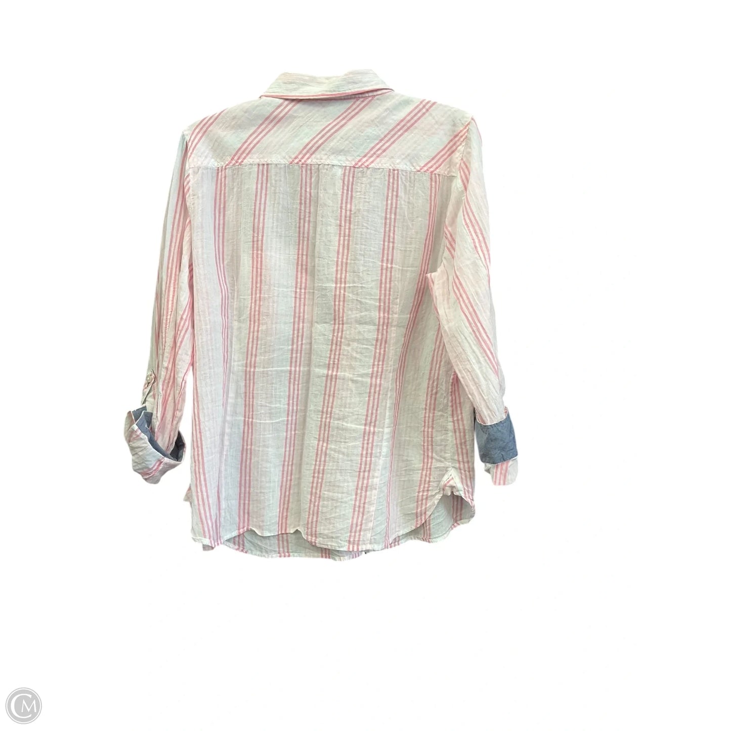 Top Long Sleeve By Tommy Hilfiger In Pink, Size: L