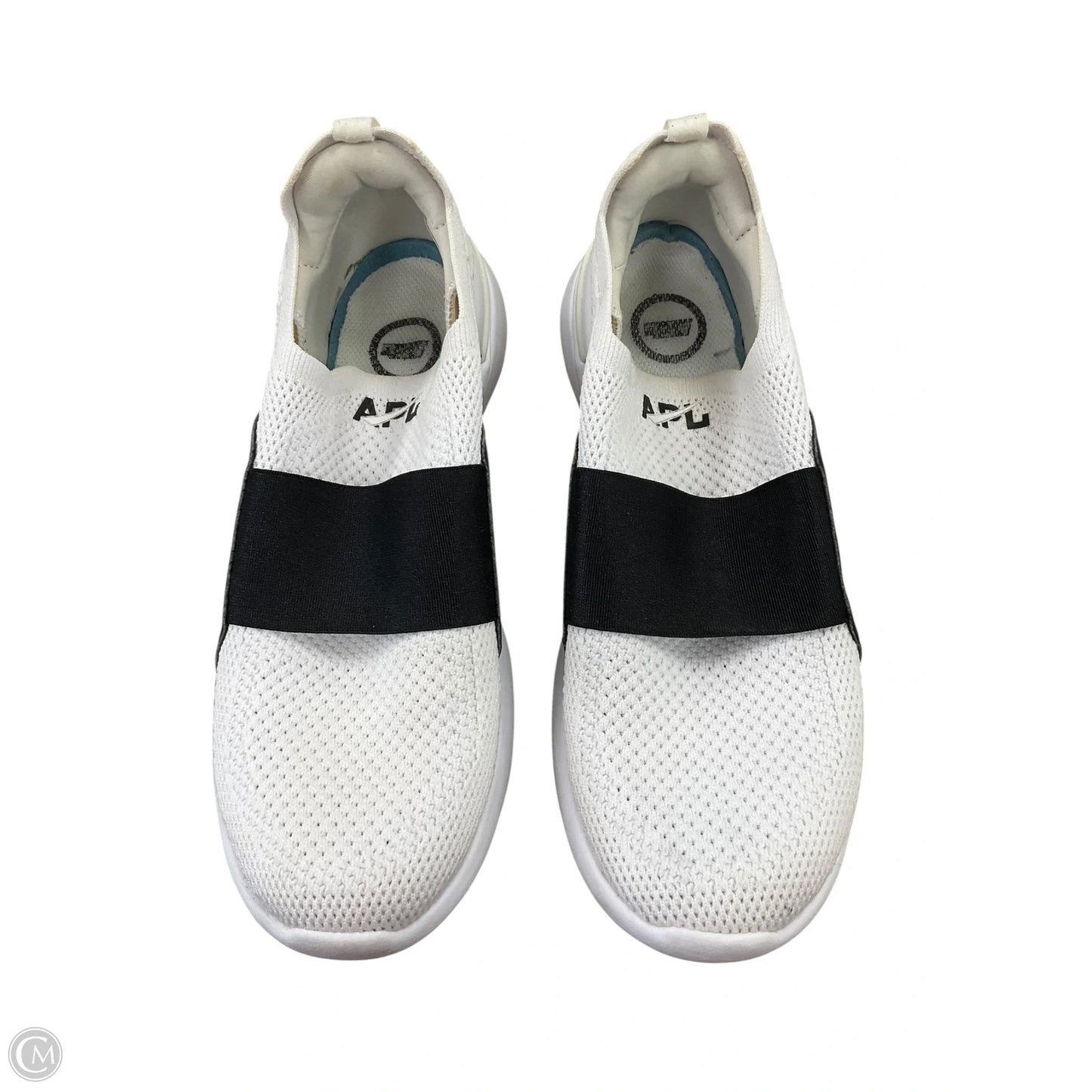 Shoes Athletic By Clothes Mentor In Black & White, Size: 9