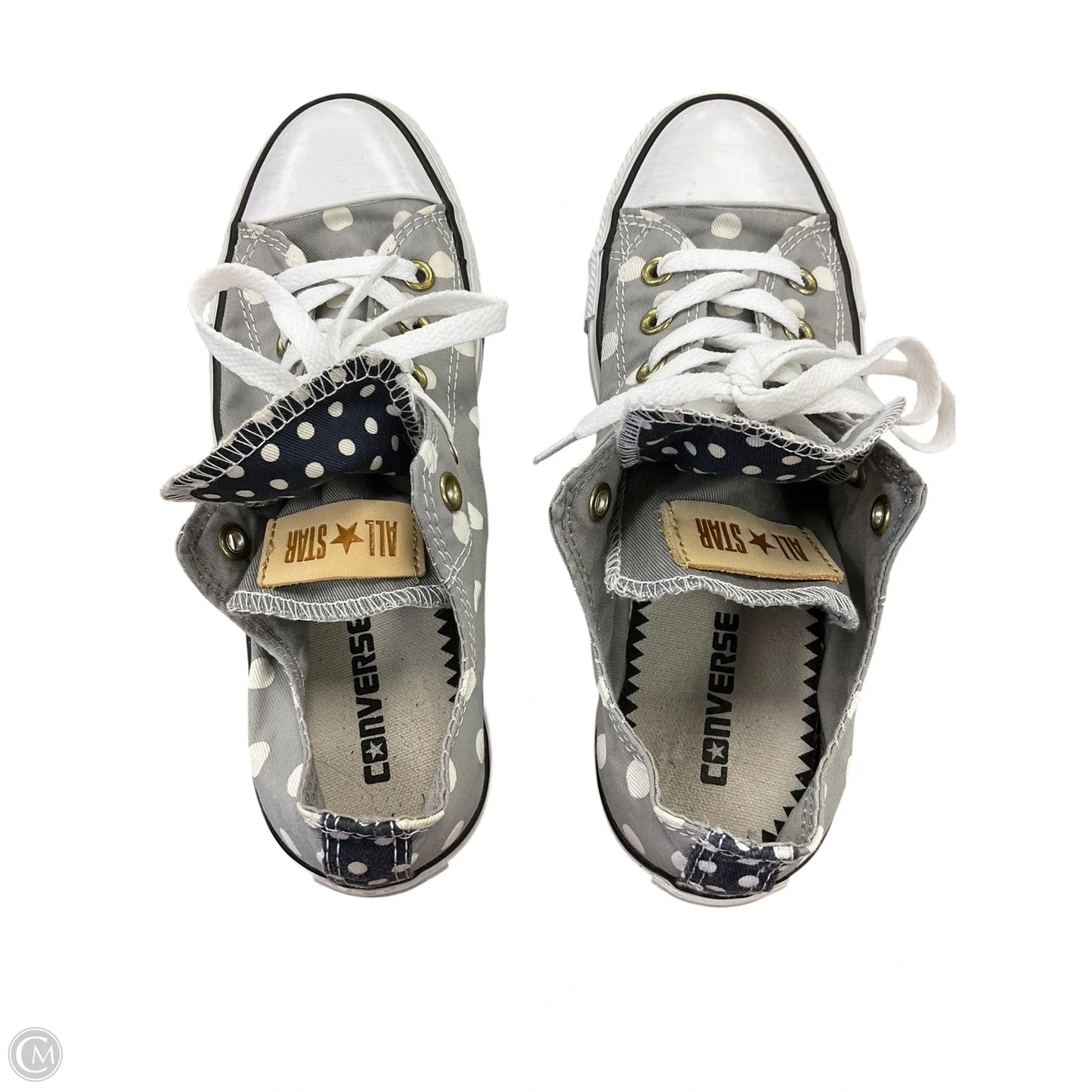 Shoes Athletic By Converse In Grey & White, Size: 8