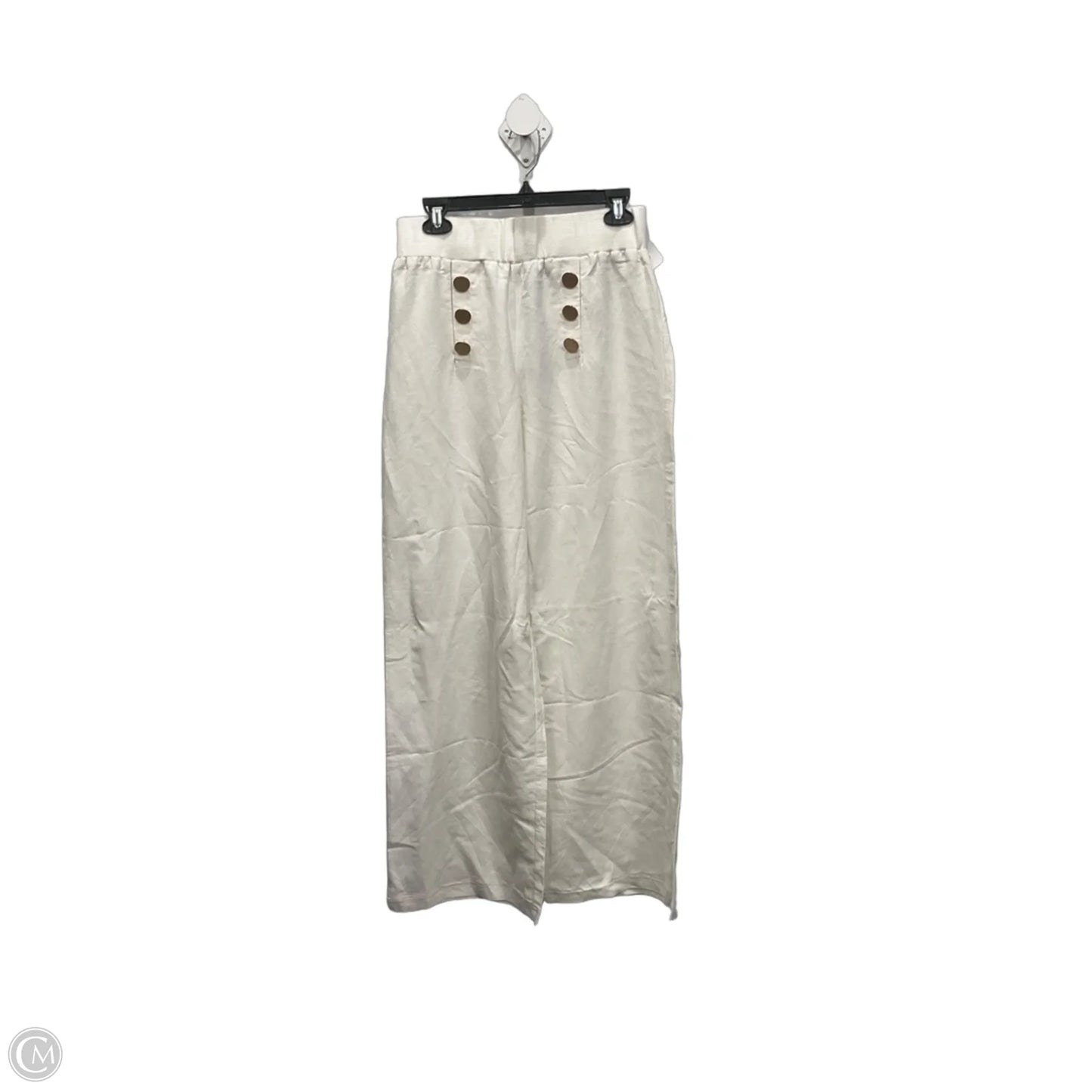 Pants Linen By Robert Louis In White, Size: 4