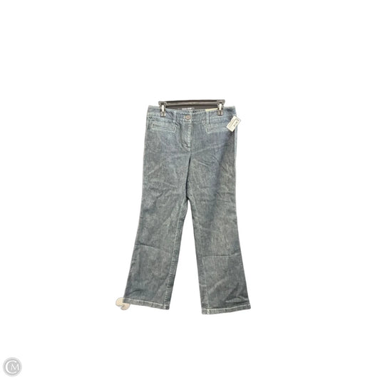 Jeans Wide Leg By Ann Taylor In Blue Denim, Size: 8