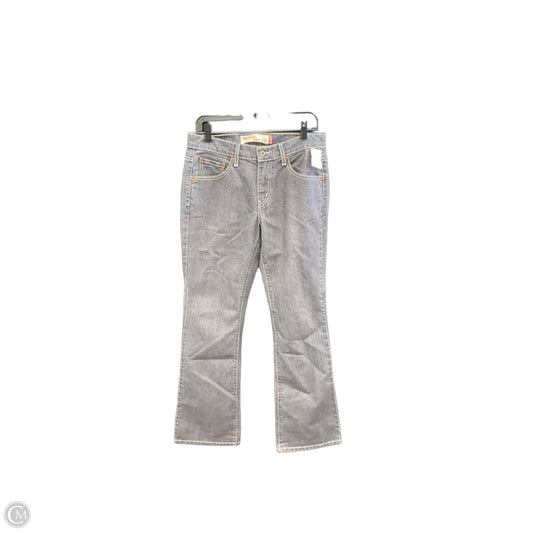 Jeans Boot Cut By Levis In Grey Denim, Size: 8