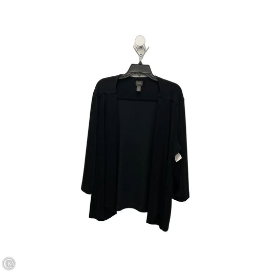 Cardigan By Chicos In Black, Size: Xl