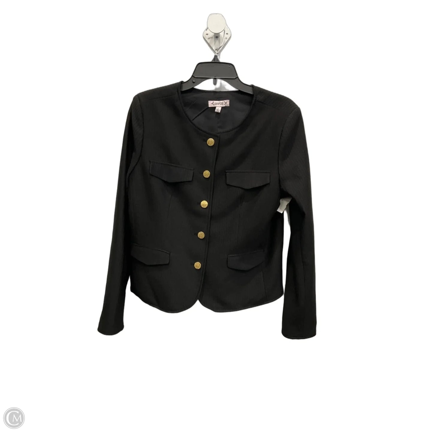 Top Long Sleeve By Nanette By Nanette Lepore In Black, Size: L