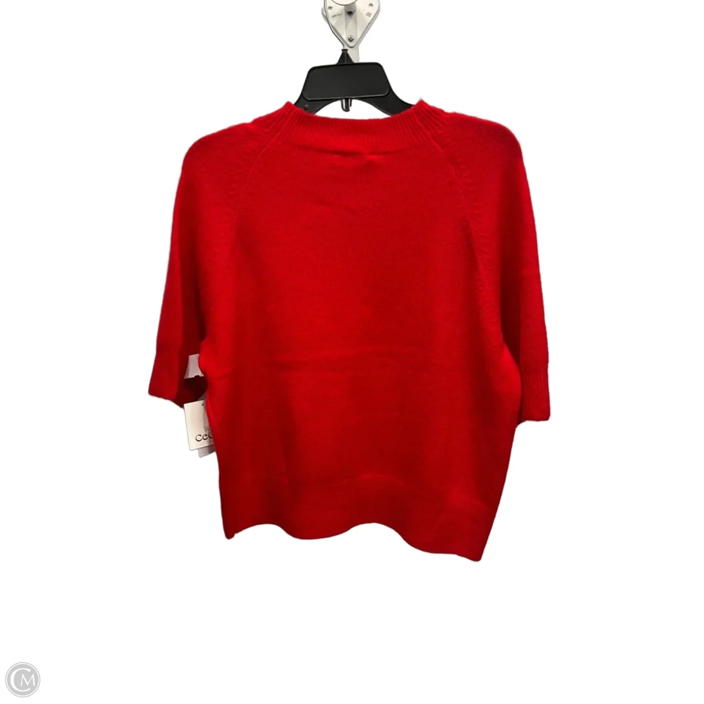 Top Short Sleeve By Cece In Red, Size: M