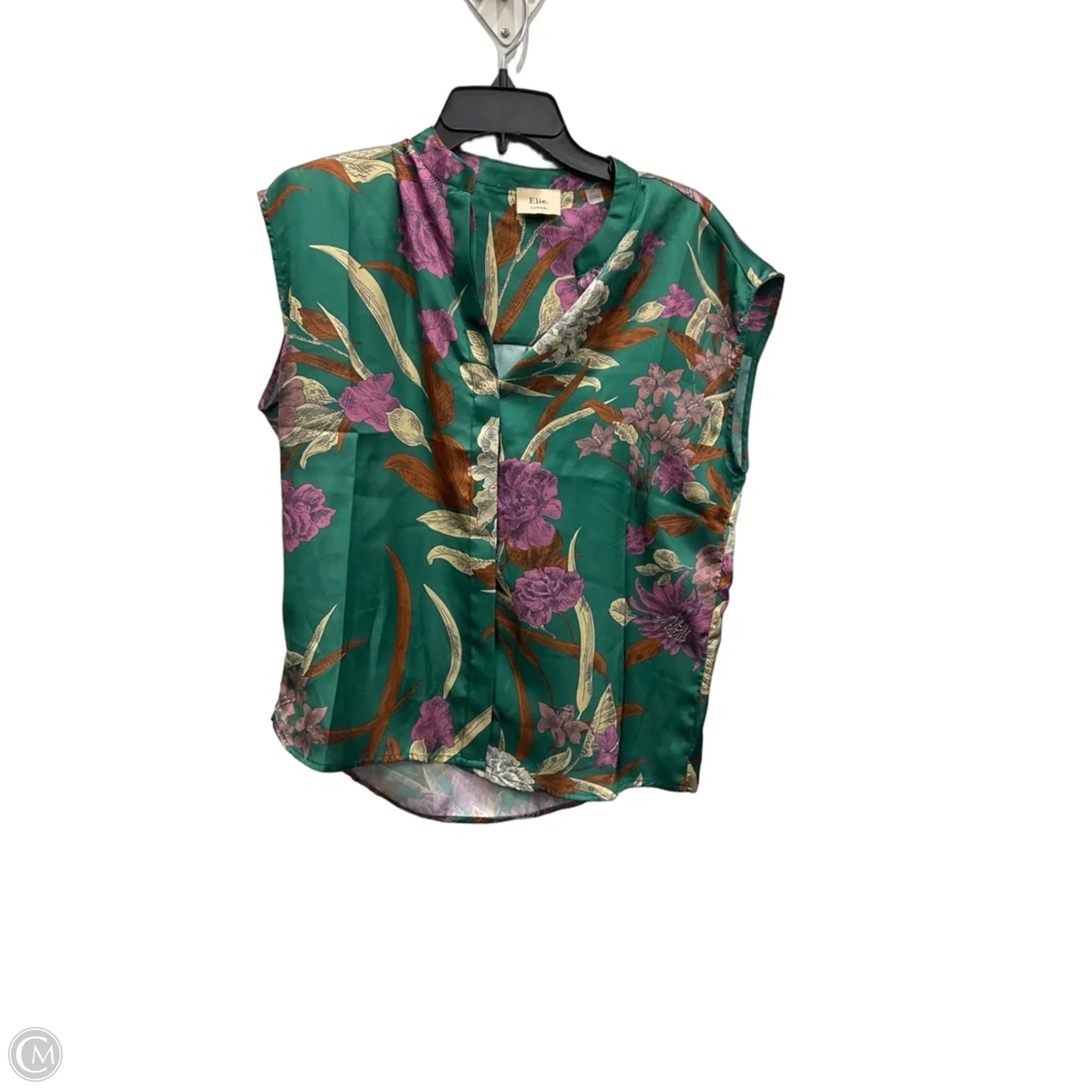 Top Sleeveless By Elie Tahari In Floral Print, Size: Sp