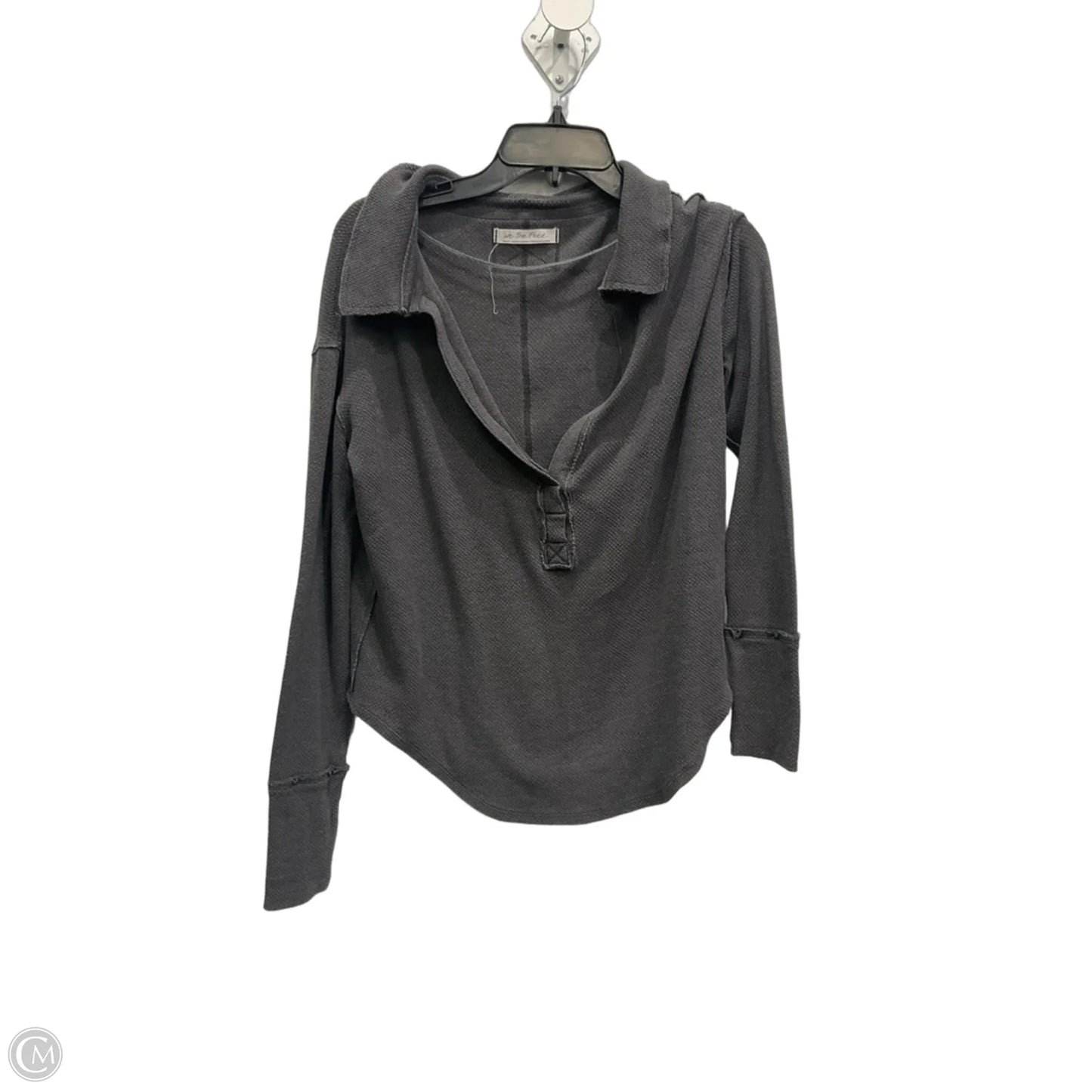 Top Long Sleeve By We The Free In Grey, Size: M