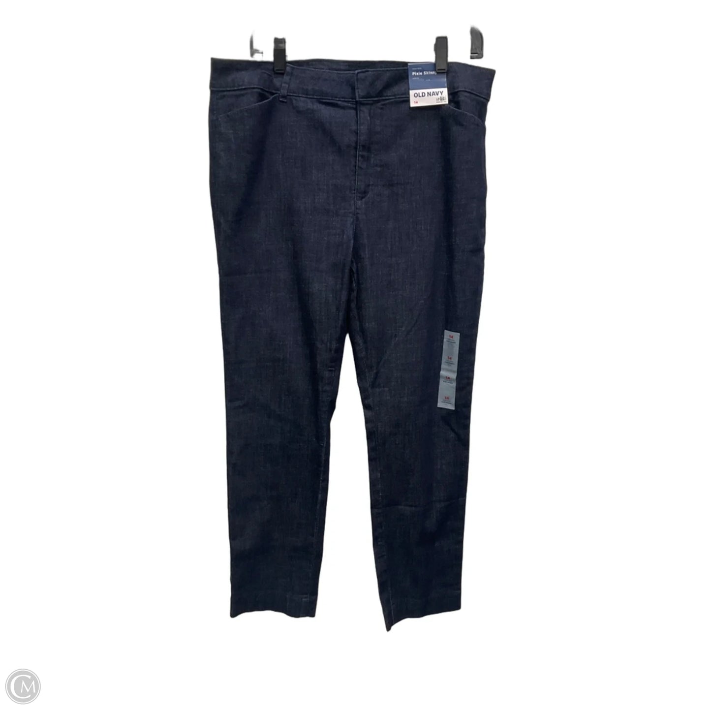 Jeans Skinny By Old Navy In Blue Denim, Size: 14